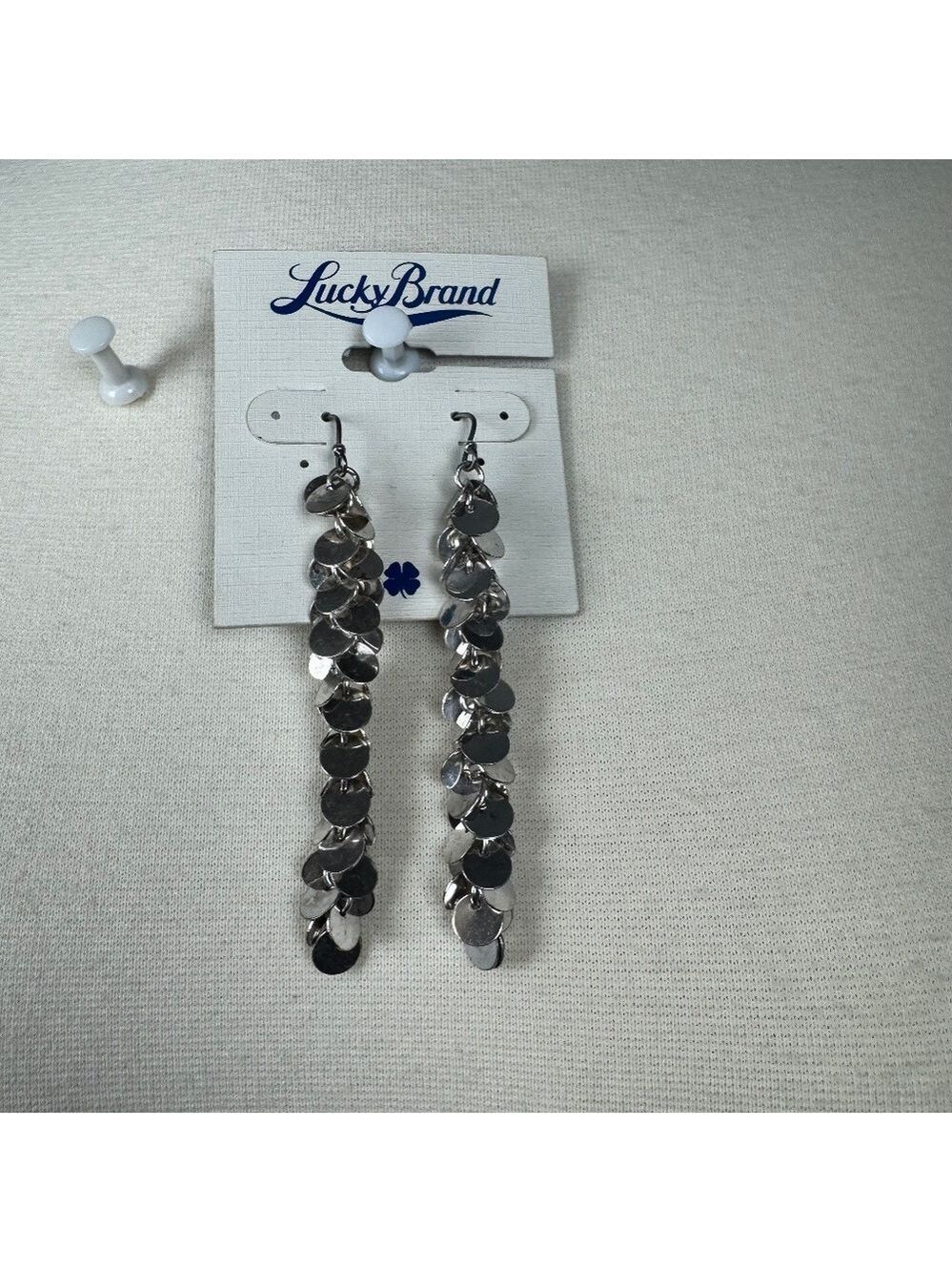 Lucky Brand Silver Dangle Earrings